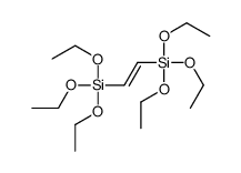 triethoxy(2-triethoxysilylethenyl)silane Structure