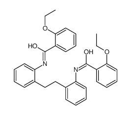 2-ethoxy-N-[2-[2-[2-[(2-ethoxybenzoyl)amino]phenyl]ethyl]phenyl]benzamide Structure