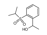 1-(2-(Isopropylsulfonyl)phenyl)ethanol Structure