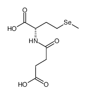 (S)-4-(1-carboxy-3-(methylselanyl)propylamino)-4-oxobutanoic acid Structure