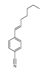 4-hept-1-enylbenzonitrile Structure