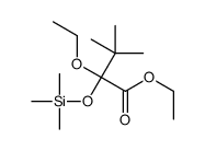 ethyl 2-ethoxy-3,3-dimethyl-2-trimethylsilyloxybutanoate结构式