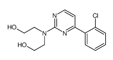 2-[[4-(2-chlorophenyl)pyrimidin-2-yl]-(2-hydroxyethyl)amino]ethanol结构式