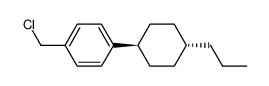 1-Chloromethyl-4-(4-propyl-cyclohexyl)-benzene Structure