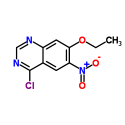 4-Chloro-7-ethoxy-6-nitroquinazoline Structure