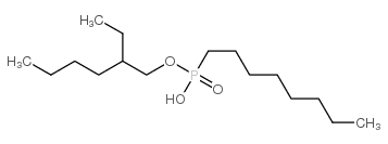 (2-ethylhexyl) hydrogen octylphosphonate结构式