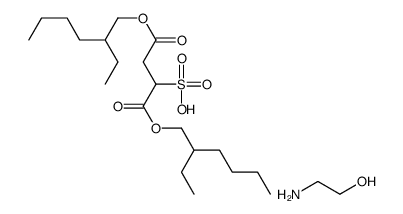 1,4-bis(2-ethylhexyl) 2-sulphosuccinate, compound with 2-aminoethanol (1:1) structure