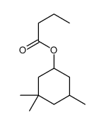 3,3,5-trimethylcyclohexyl butyrate Structure