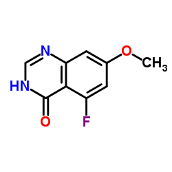 5-氟-7-甲氧基-4(3H)-酮结构式