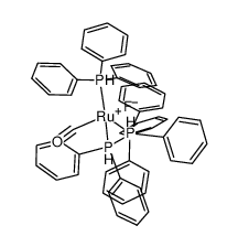 (PPh3)(CO)hydridofluoridoruthenium(II)结构式