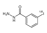 (125)I-3-iodobenzoyl hydrazide Structure