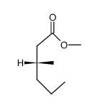 (R)-(+)-methyl 3-methylhexanoate结构式