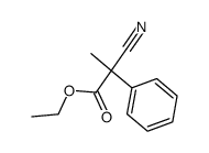 cyano-methyl-phenyl-acetic acid ethyl ester Structure