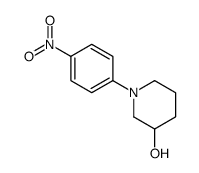 1-(4-nitrophenyl)piperidin-3-ol Structure