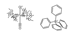 [Fe(Cl)(CO)(P(OMe)3)4]BPh4结构式