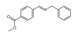 4-[(E)-benzylimino-methyl]-benzoic acid methyl ester Structure