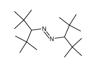 (E)-bis-(1-tert-butyl-2,2-dimethyl-propyl)-diazene Structure