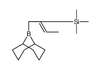 1-(9-borabicyclo[3.3.1]nonan-9-yl)but-2-enyl-trimethylsilane结构式