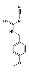 1-cyano-2-[(4-methoxyphenyl)methyl]guanidine Structure