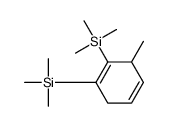 1,2-Bis(trimethylsilyl)-3-methylcyclohexa-1,4-diene structure