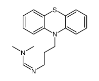 N1,N1-Dimethyl-N2-[3-(10H-phenothiazin-10-yl)propyl]formamidine结构式