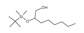 2-((tert-butyldimethylsilyl)oxy)octan-1-ol结构式