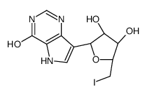 5'-deoxy-5'-iodo-9-deazainosine结构式