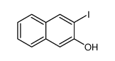 2-Hydrocy-3-iodonaphthalene结构式