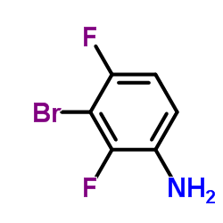 3-Bromo-2,4-difluoroaniline structure