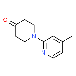 1-(4-Methylpyridin-2-yl)piperidin-4-one结构式
