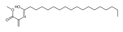 methyl 2-(octadecanoylamino)prop-2-enoate结构式