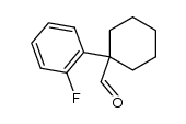 1-(2-fluorophenyl)cyclohexanecarbaldehyde Structure