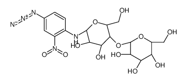 N-(4-azido-2-nitrophenyl)maltosylamine structure