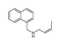 3-IODOPROPYLENE-1-NAPHTHALENE METHYL AMINE结构式