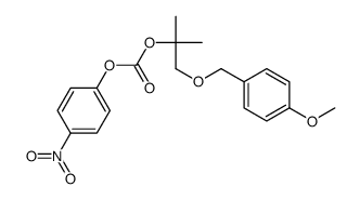 2-[Methyl-1-(4-methoxyphenyl)methoxy]propyl-4'-nitrophenyl Carbonate Structure