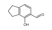 4-hydroxy-indan-5-carbaldehyde结构式