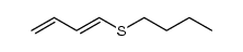 (E)-buta-1,3-dien-1-yl(butyl)sulfane Structure
