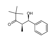 (1R,2R)-1-hydroxy-2,4,4-trimethyl-1-phenyl-3-pentanone Structure