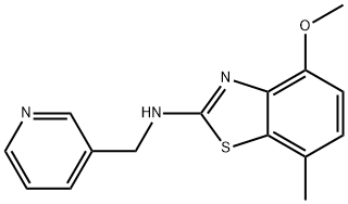 4-Methoxy-7-methyl-N-(pyridin-3-ylmethyl)-1,3-benzothiazol-2-amine Structure