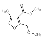 Methyl 5-(MethoxyMethyl)-3-Methylisoxazol-4-carboxylate structure