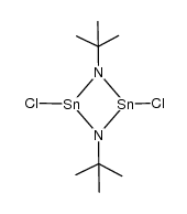 tin(II) (tert-butylamide)chloride Structure