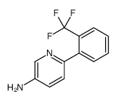 6-[2-(trifluoromethyl)phenyl]pyridin-3-amine Structure