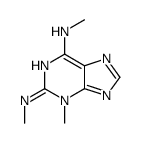 2-N,6-N,3-trimethylpurine-2,6-diamine Structure