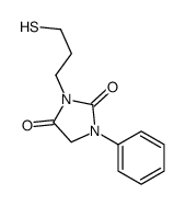 1-phenyl-3-(3-sulfanylpropyl)imidazolidine-2,4-dione Structure