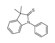 3,3-dimethyl-1-phenylindole-2-thione结构式