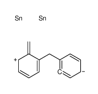 trimethyl-[2-[[2-(trimethylstannylmethyl)phenyl]methyl]phenyl]stannane Structure