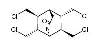 (1RS,5SR,6SR,7RS,8RS,9SR)-6,7,8,9-tetrakis(chloromethyl)-2-azabicyclo[3.2.2]nonan-3-one Structure