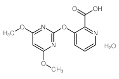3-[(4,6-DIMETHOXYPYRIMIDIN-2-YL)OXY]PYRIDINE-2-CARBOXYLICACID structure