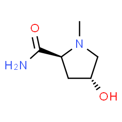 2-Pyrrolidinecarboxamide,4-hydroxy-1-methyl-,(2S-trans)-(9CI)结构式