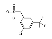 (3-chloro-5-(trifluoromethyl)phenyl)methanesulfonyl chloride Structure
